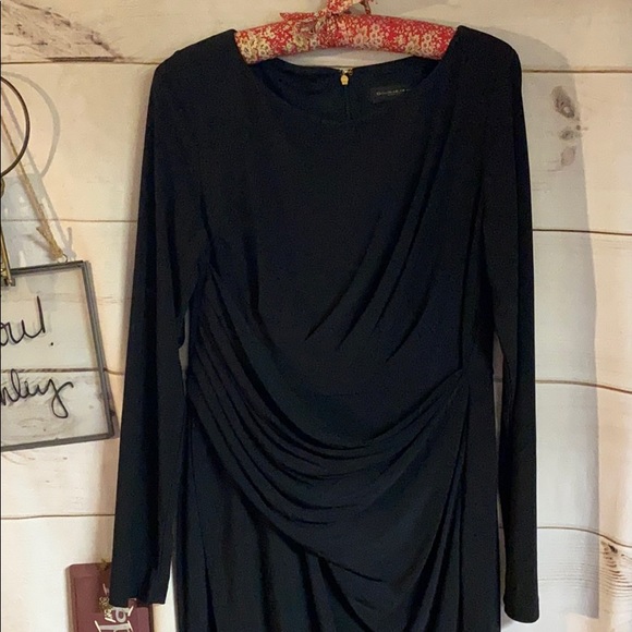 Donna Karan Dresses & Skirts - Donna Karen; MIDI; Elegant; Black; Sash Dress; 10